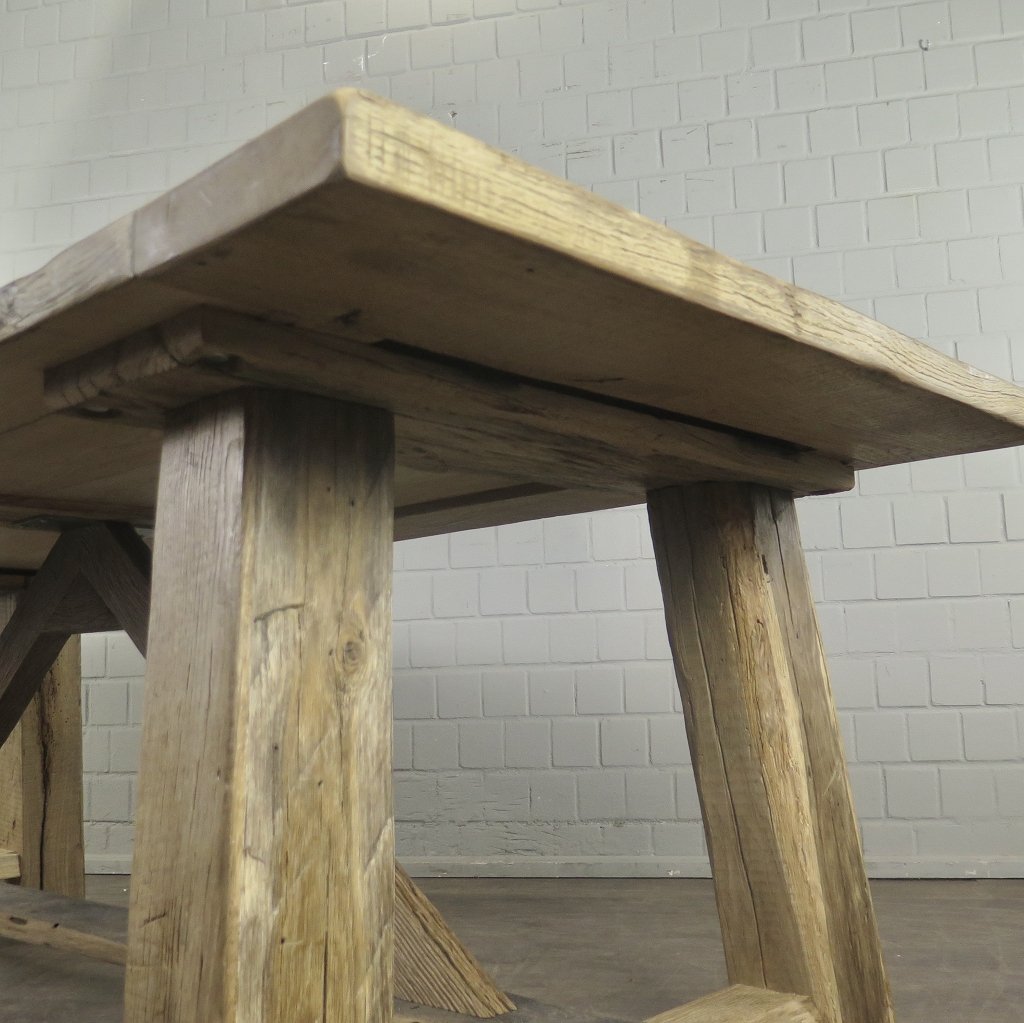 Esstisch Tisch Alteiche 2,44 m x 1,03 m