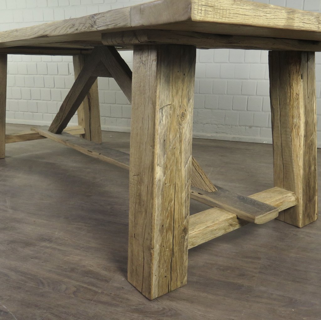 Esstisch Tisch Alteiche 2,44 m x 1,03 m