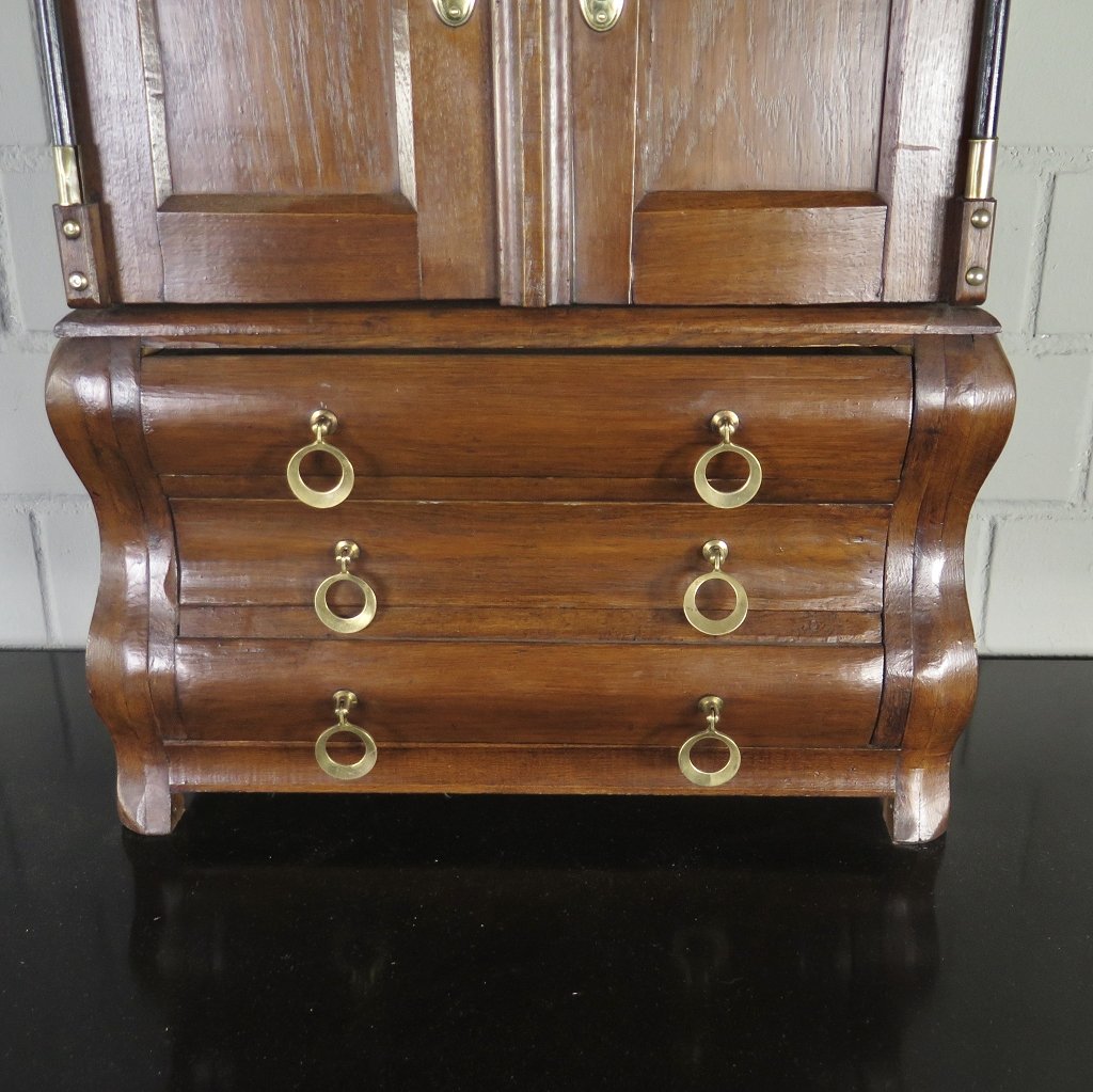 Miniaturkabinettschrank Modellschrank Eiche 0,52 m