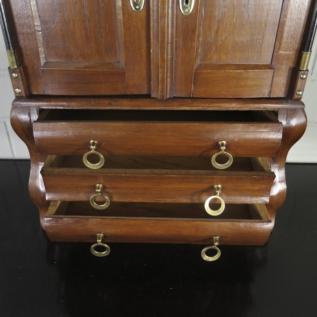 Miniaturkabinettschrank Modellschrank Eiche 0,52 m