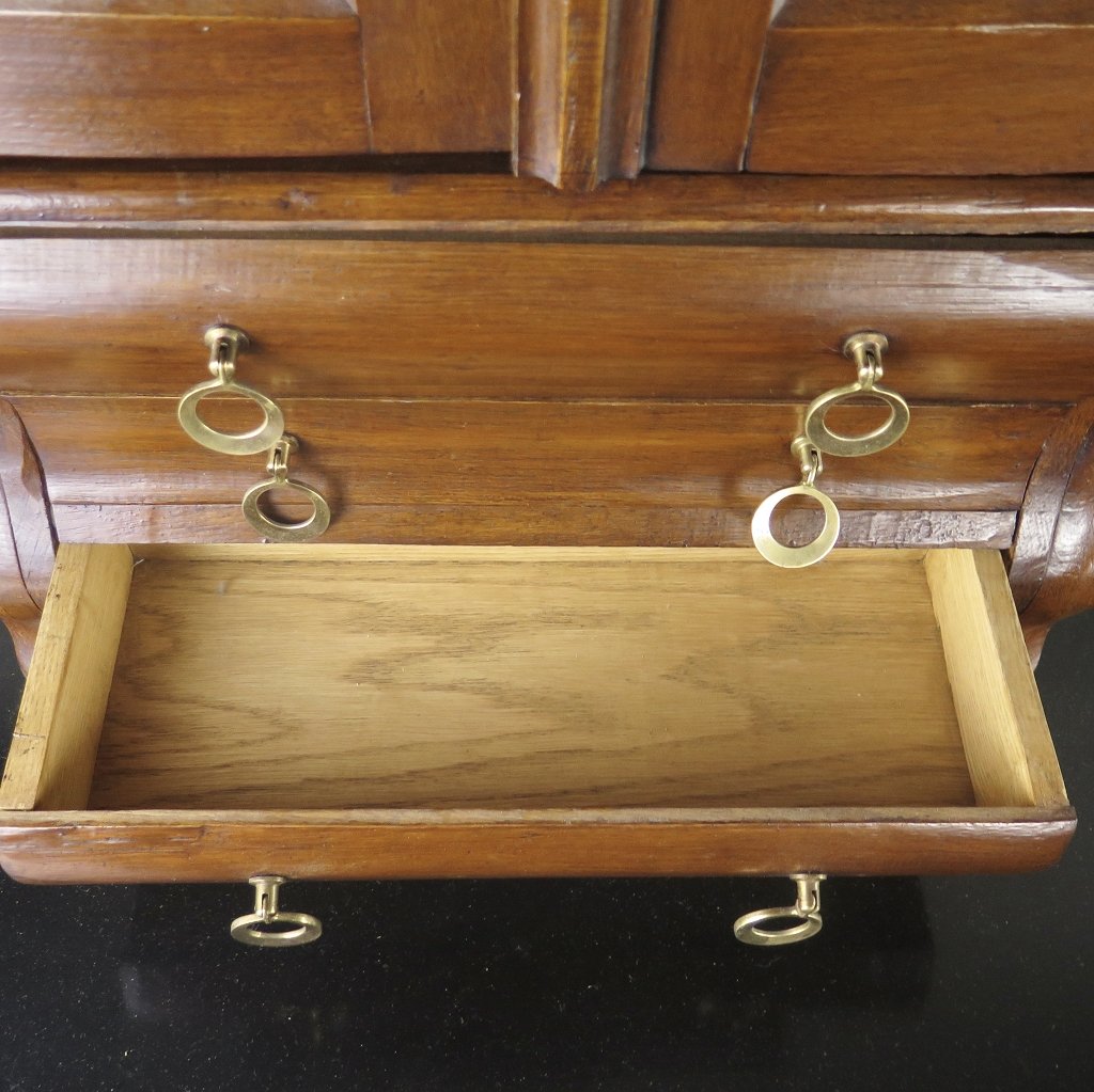 Miniaturkabinettschrank Modellschrank Eiche 0,52 m