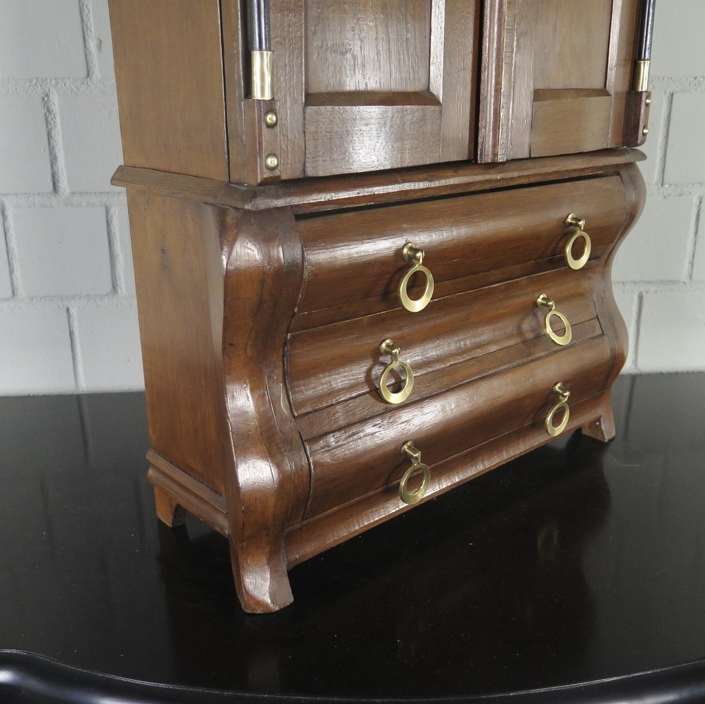 Miniaturkabinettschrank Modellschrank Eiche 0,52 m