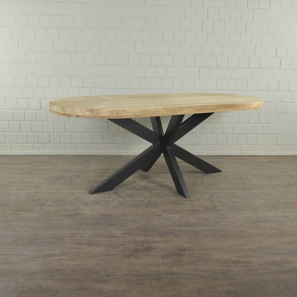 Esstisch Tisch Teakholz Oval 2,00 m x 0,90 m