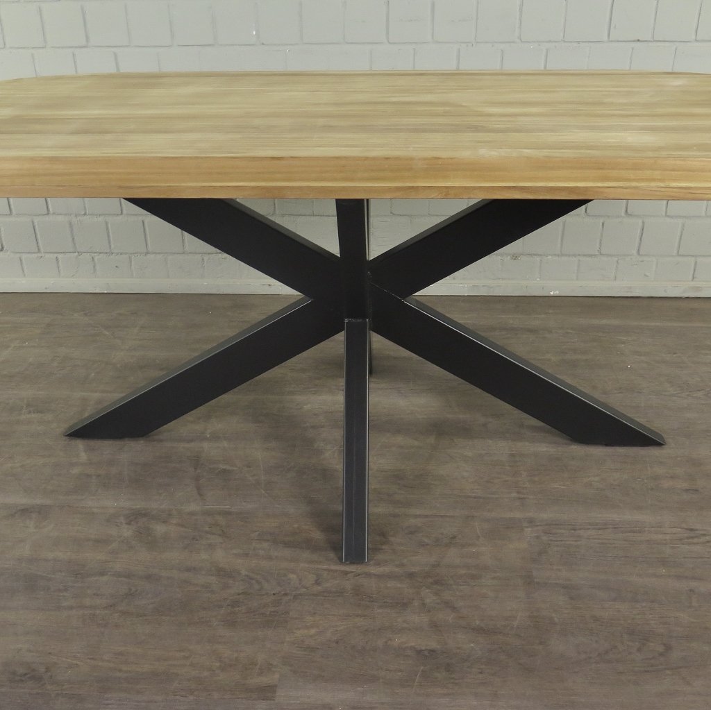 Esstisch Tisch Teakholz Oval 2,00 m x 0,90 m