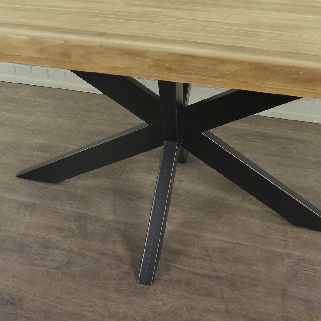Esstisch Tisch Teakholz Oval 2,00 m x 0,90 m
