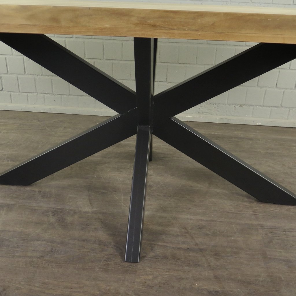 Esstisch Tisch Teakholz Oval 2,00 m x 0,90 m