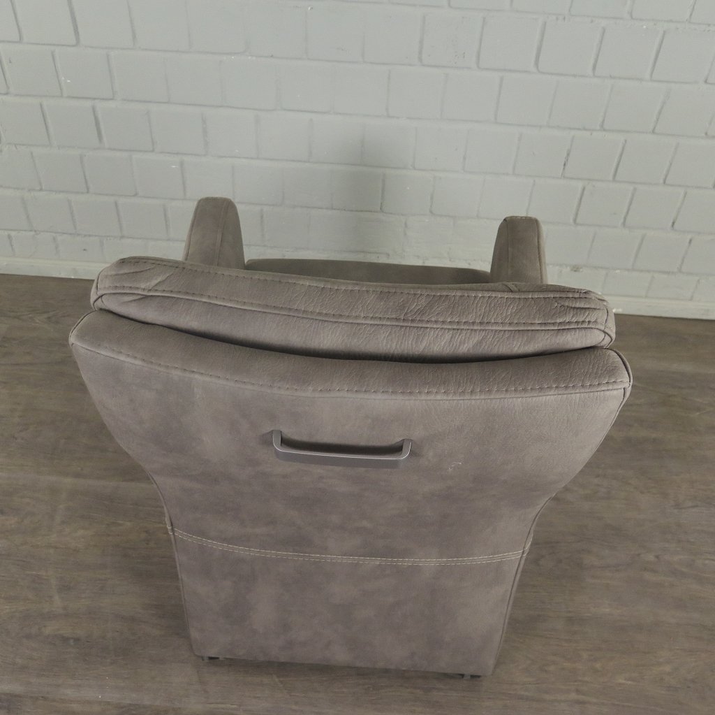 Stuhl / Sessel auf Rollen Taupe