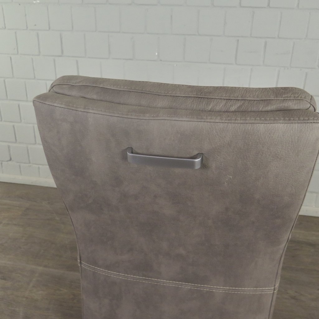 Stuhl / Sessel auf Rollen Taupe