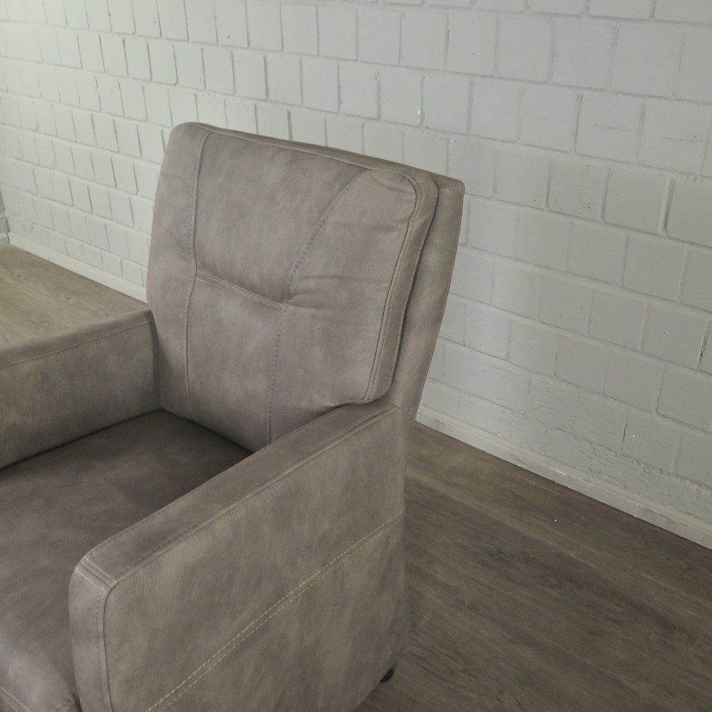 Stuhl / Sessel auf Rollen Taupe