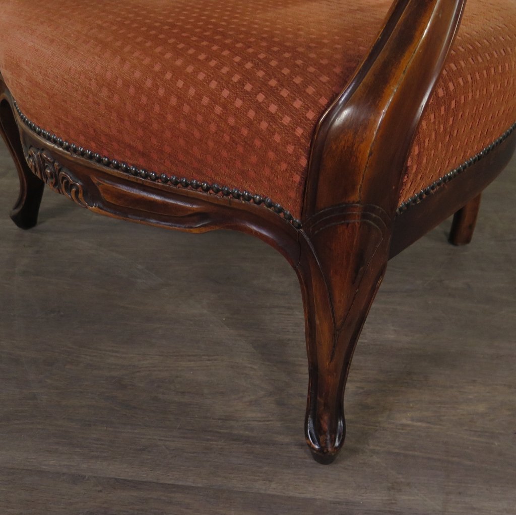 Stuhl Sessel Neubarock Nussbaum