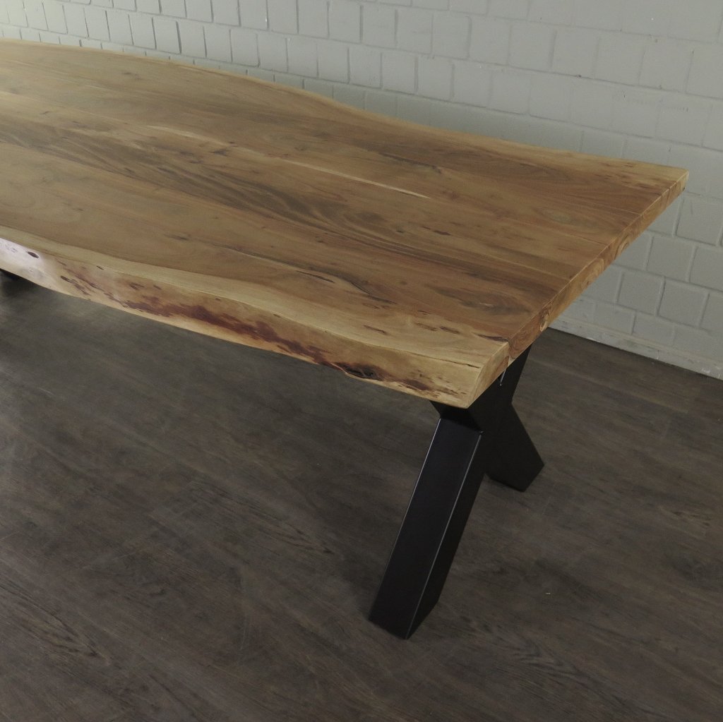 Esstisch Tisch Teakholz 2,40 m x 1,08 m