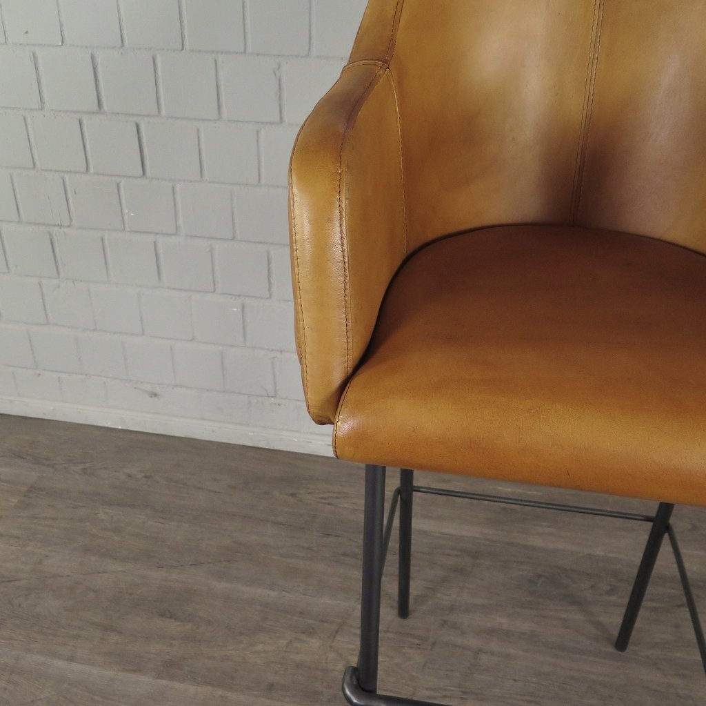 Barhocker Barstuhl Camel Leder