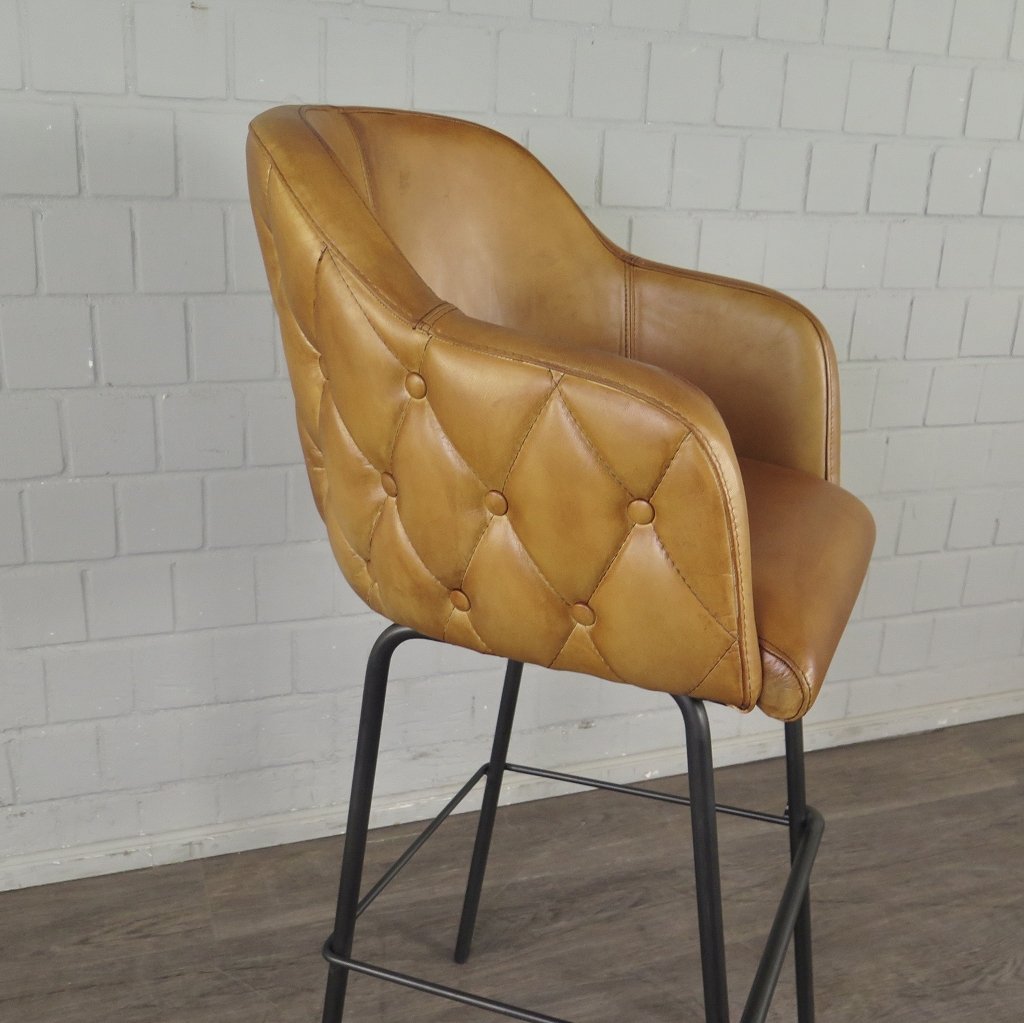 Barhocker Barstuhl Camel Leder