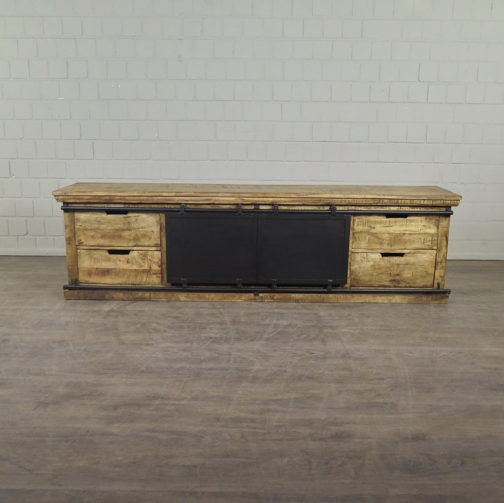 Lowboard TV-Möbel Mangoholz 2,00 m