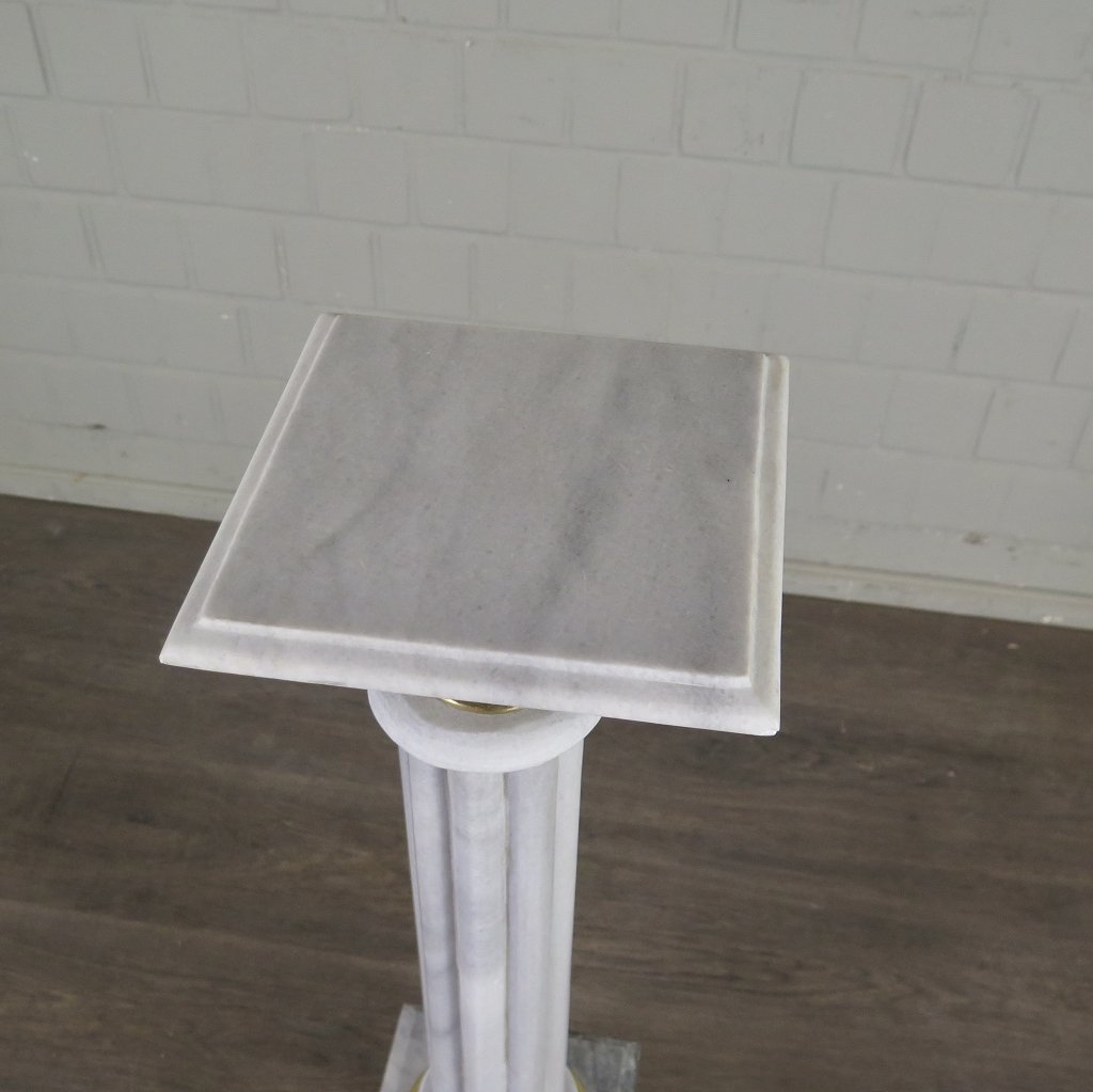 Säulen Pfeiler Marmor Weiß 1,00 m