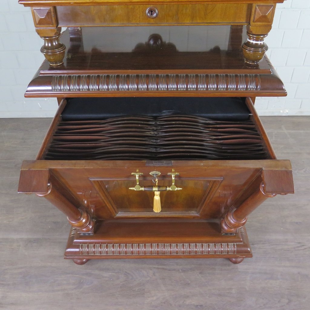 Spieluhr Symphonion Gründerzeit 1875 Nussbaum
