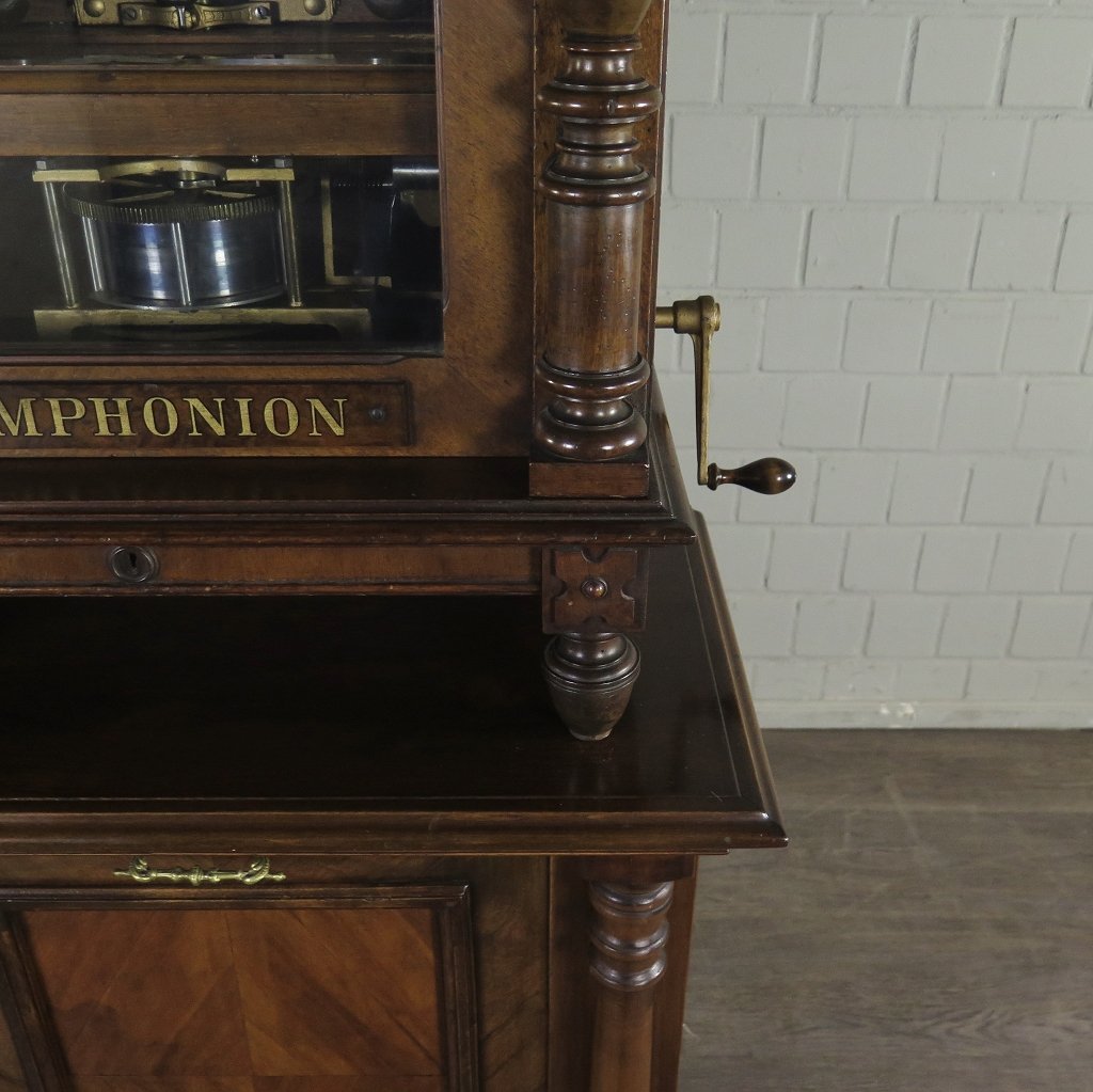 Spieluhr Symphonion Gründerzeit 1880 Nussbaum