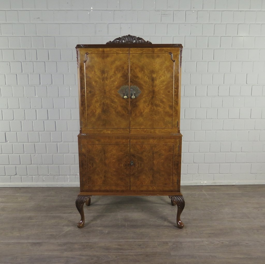 Cocktail-Barschrank Klassische Moderne 1950 Nussbaum