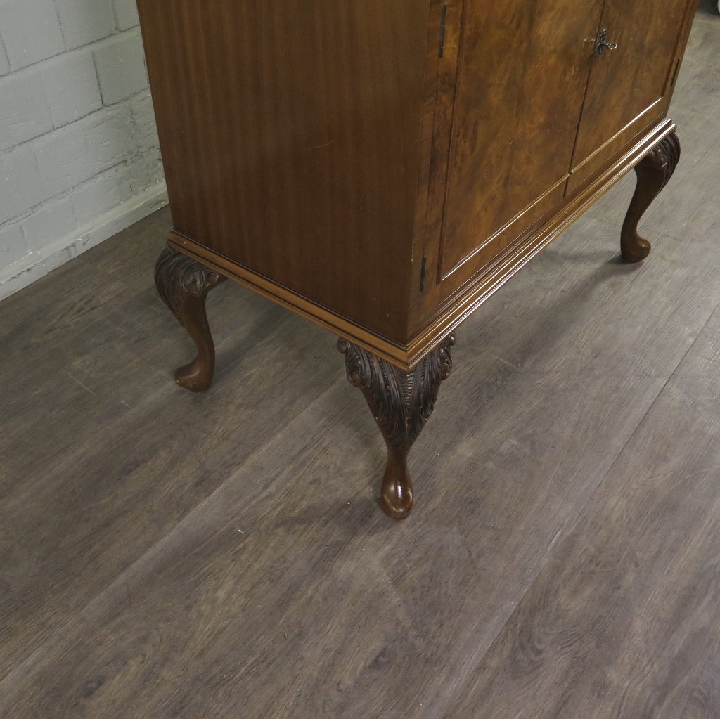 Cocktail-Barschrank Klassische Moderne 1950 Nussbaum
