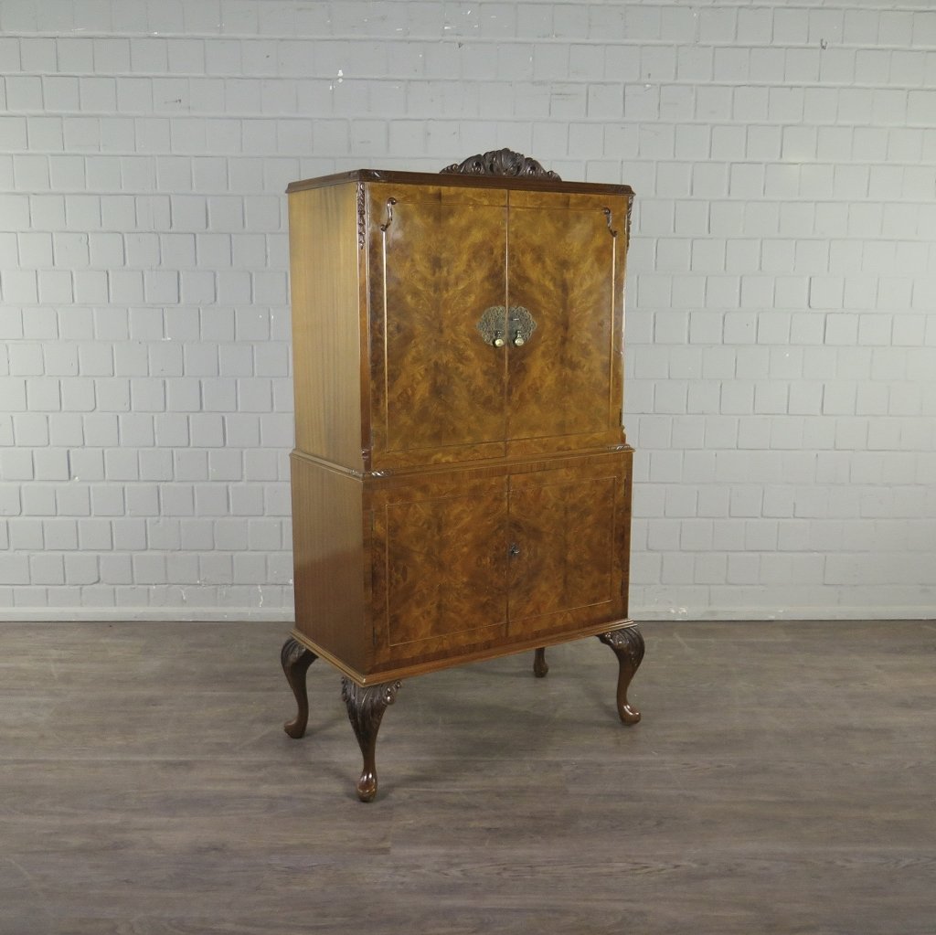 Cocktail-Barschrank Klassische Moderne 1950 Nussbaum