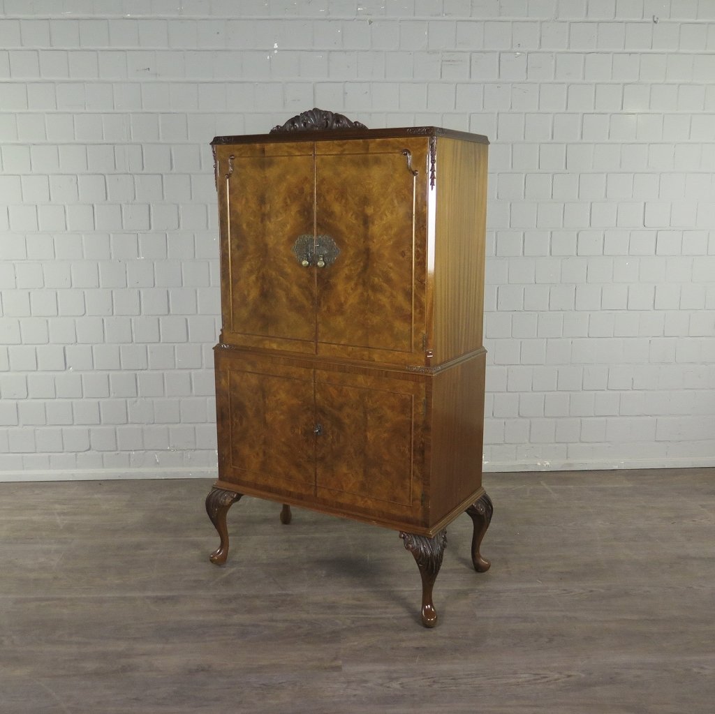 Cocktail-Barschrank Klassische Moderne 1950 Nussbaum