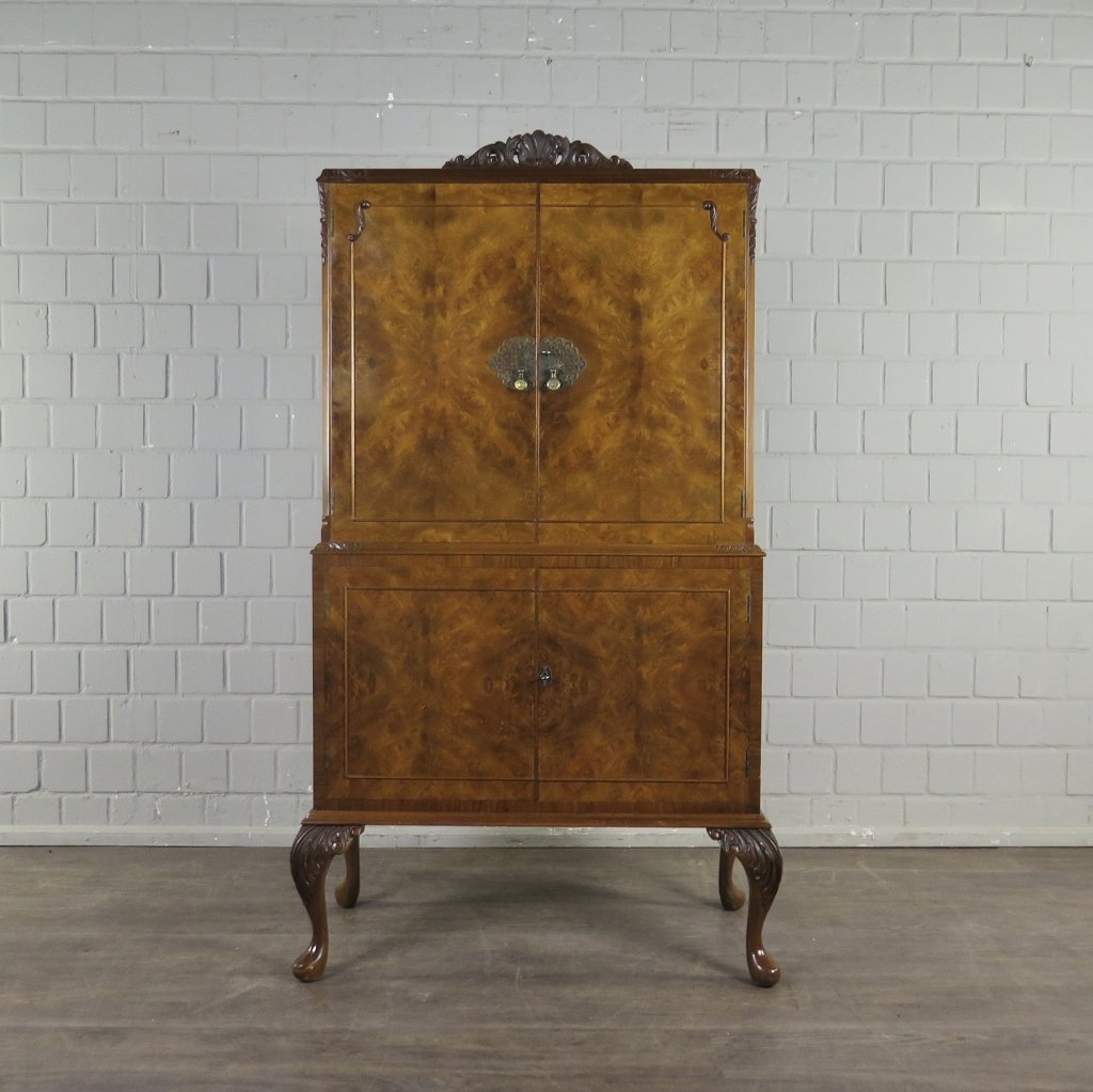 Cocktail-Barschrank Klassische Moderne 1950 Nussbaum