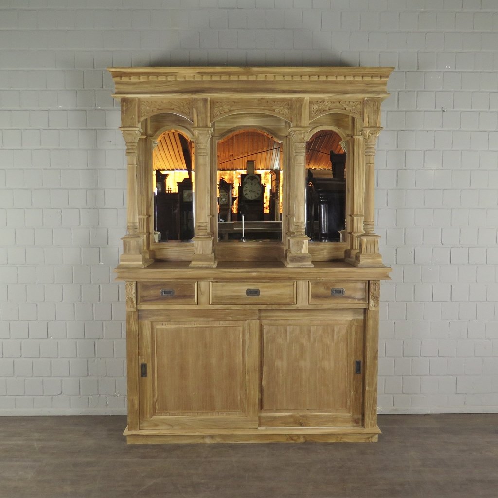 Englische Bar Theke Tresen Teakholz 1,65 m