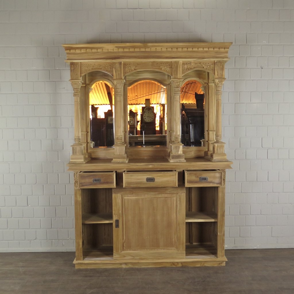 Englische Bar Theke Tresen Teakholz 1,65 m