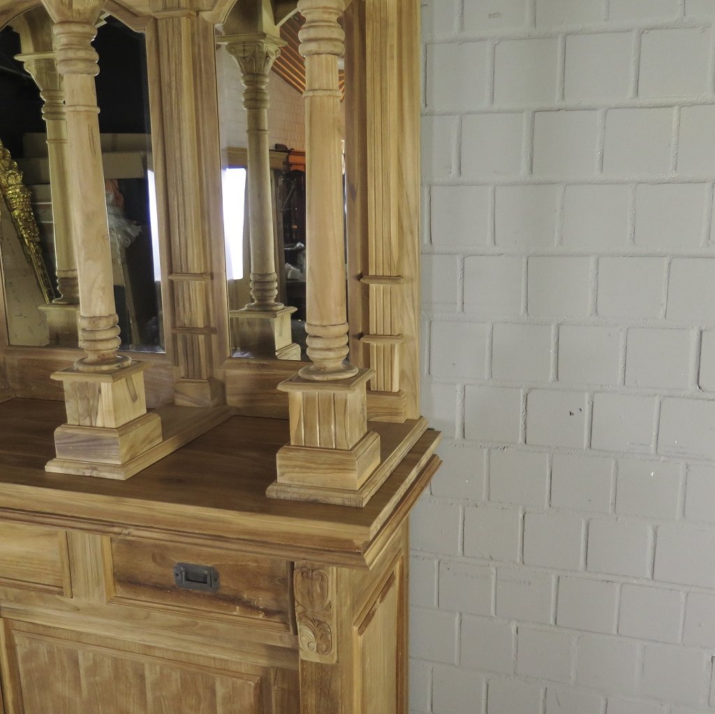 Englische Bar Theke Tresen Teakholz 1,65 m
