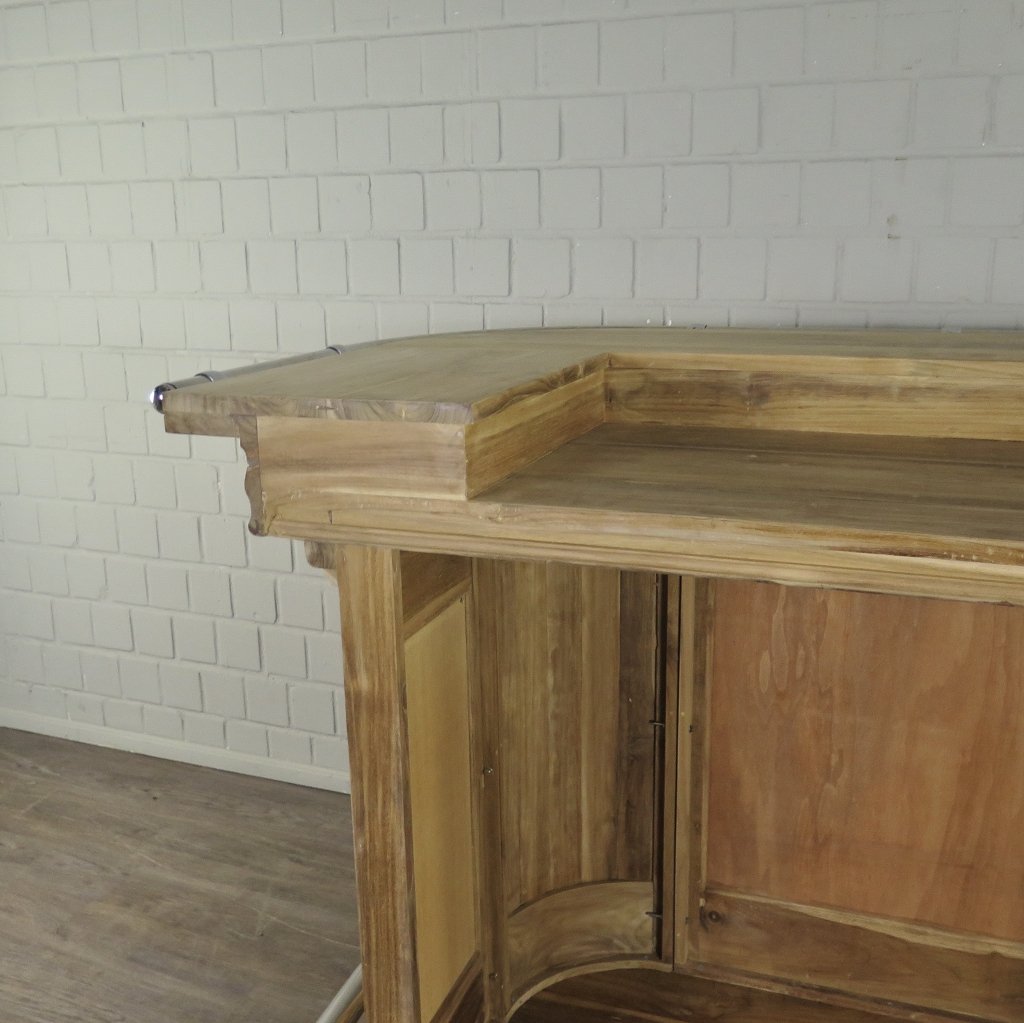 Englische Bar Theke Tresen Teakholz 1,65 m