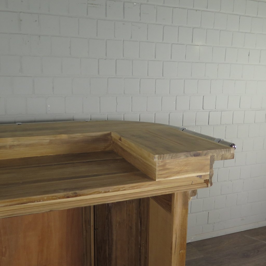 Englische Bar Theke Tresen Teakholz 1,65 m