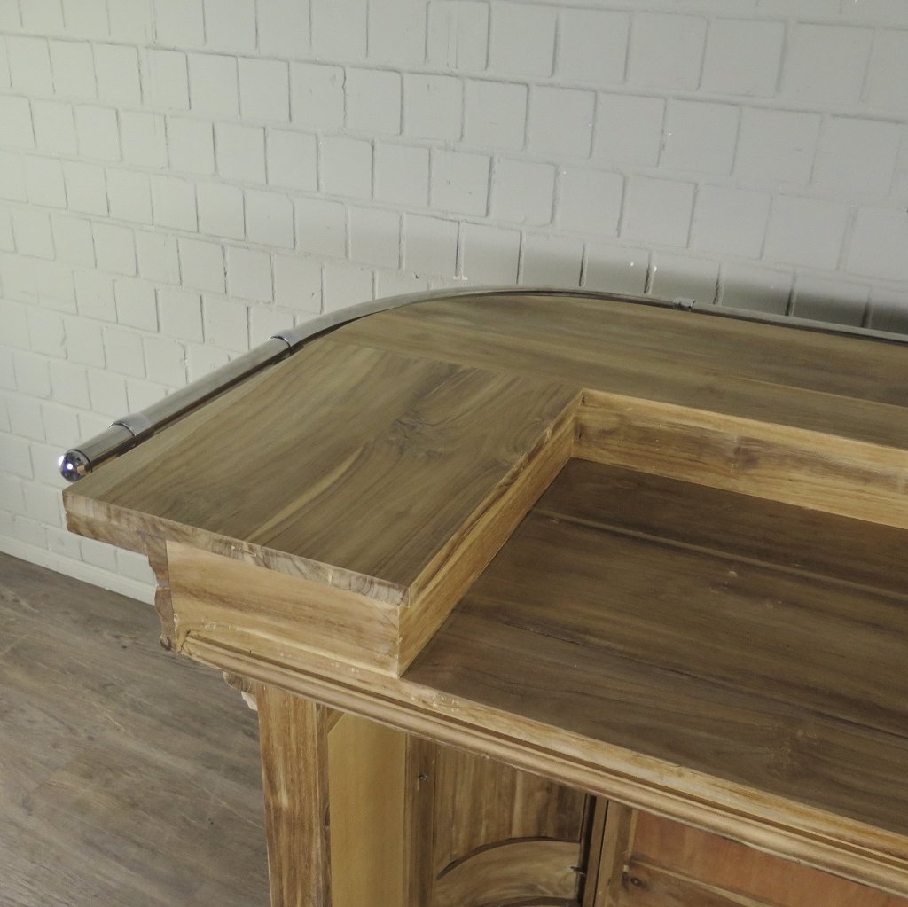 Englische Bar Theke Tresen Teakholz 1,65 m