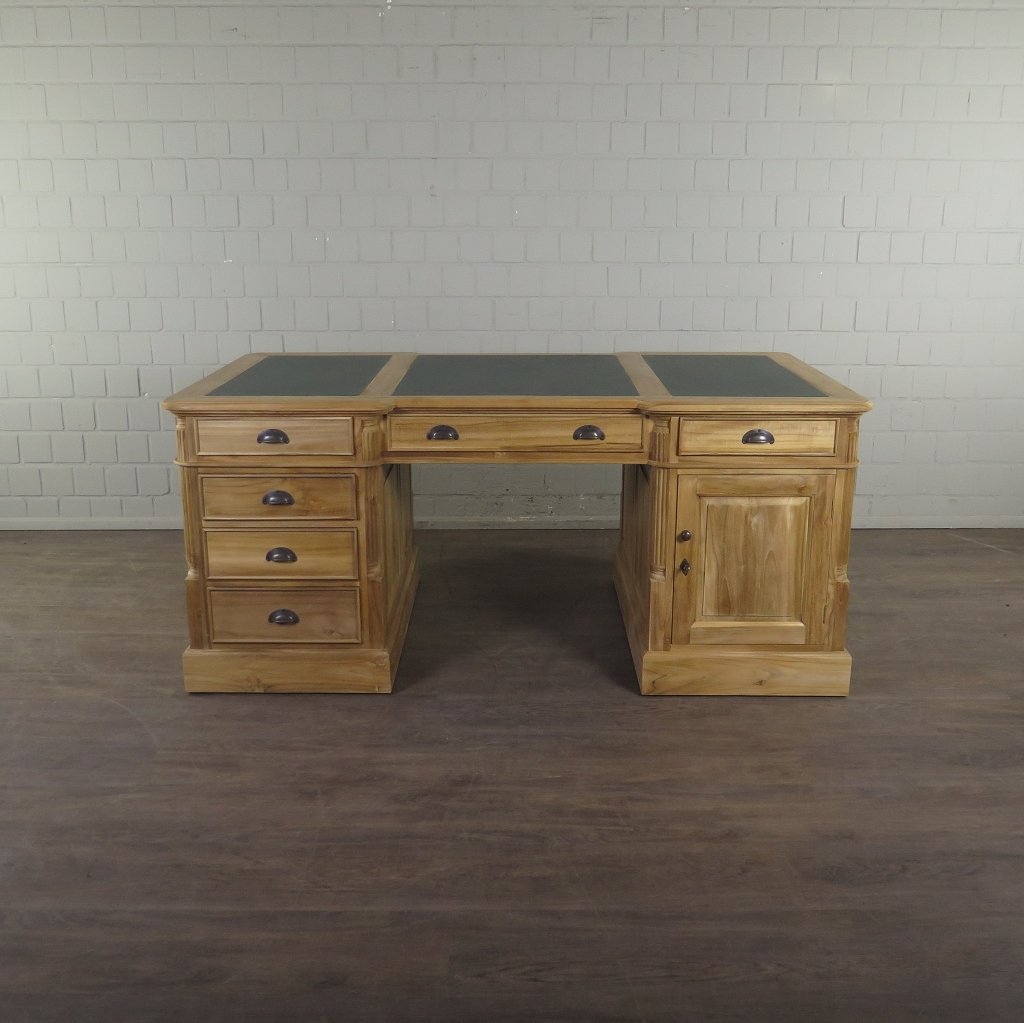 Schreibtisch Teakholz 1,80 m