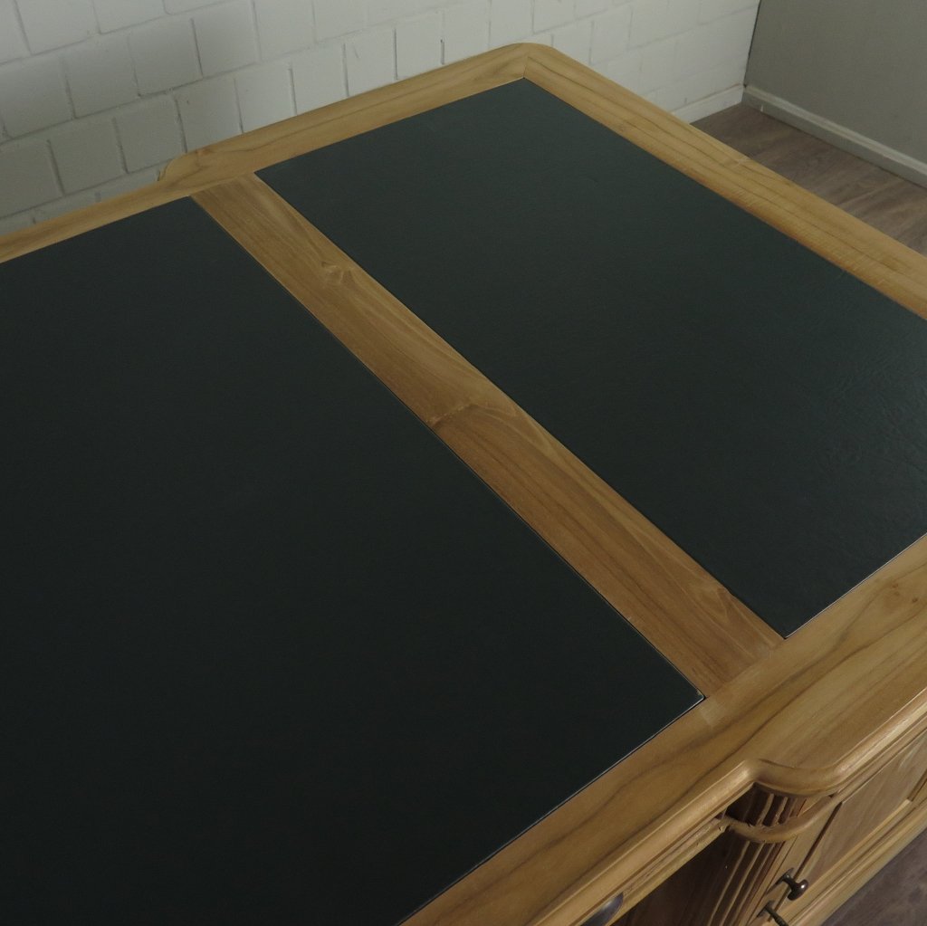 Schreibtisch Teakholz 1,80 m