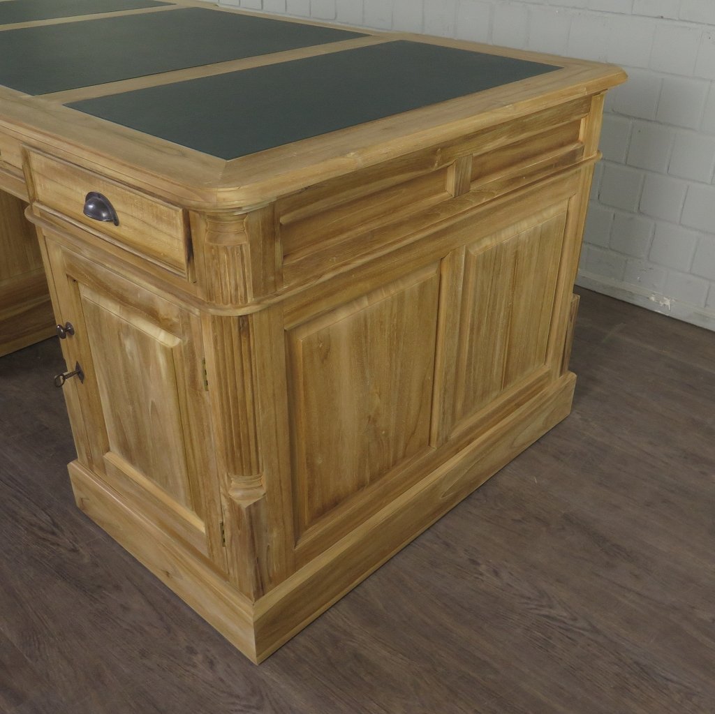 Schreibtisch Teakholz 1,80 m