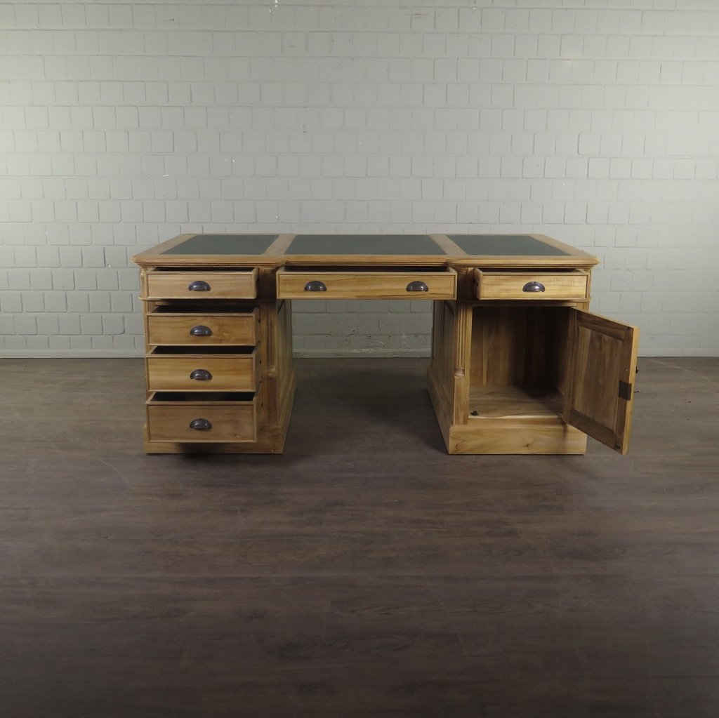 Schreibtisch Teakholz 1,80 m