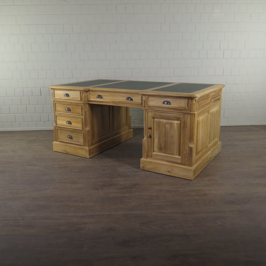 Schreibtisch Teakholz 1,80 m