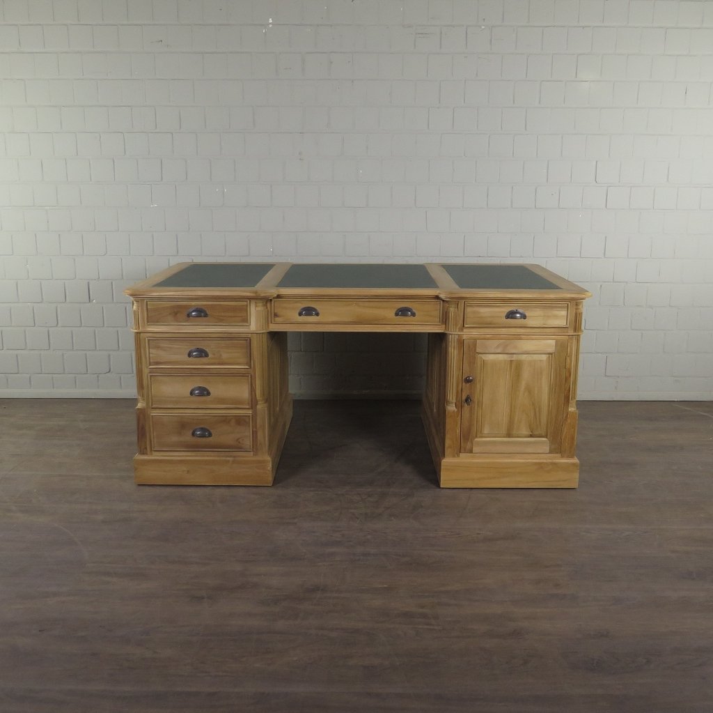Schreibtisch Teakholz 1,80 m