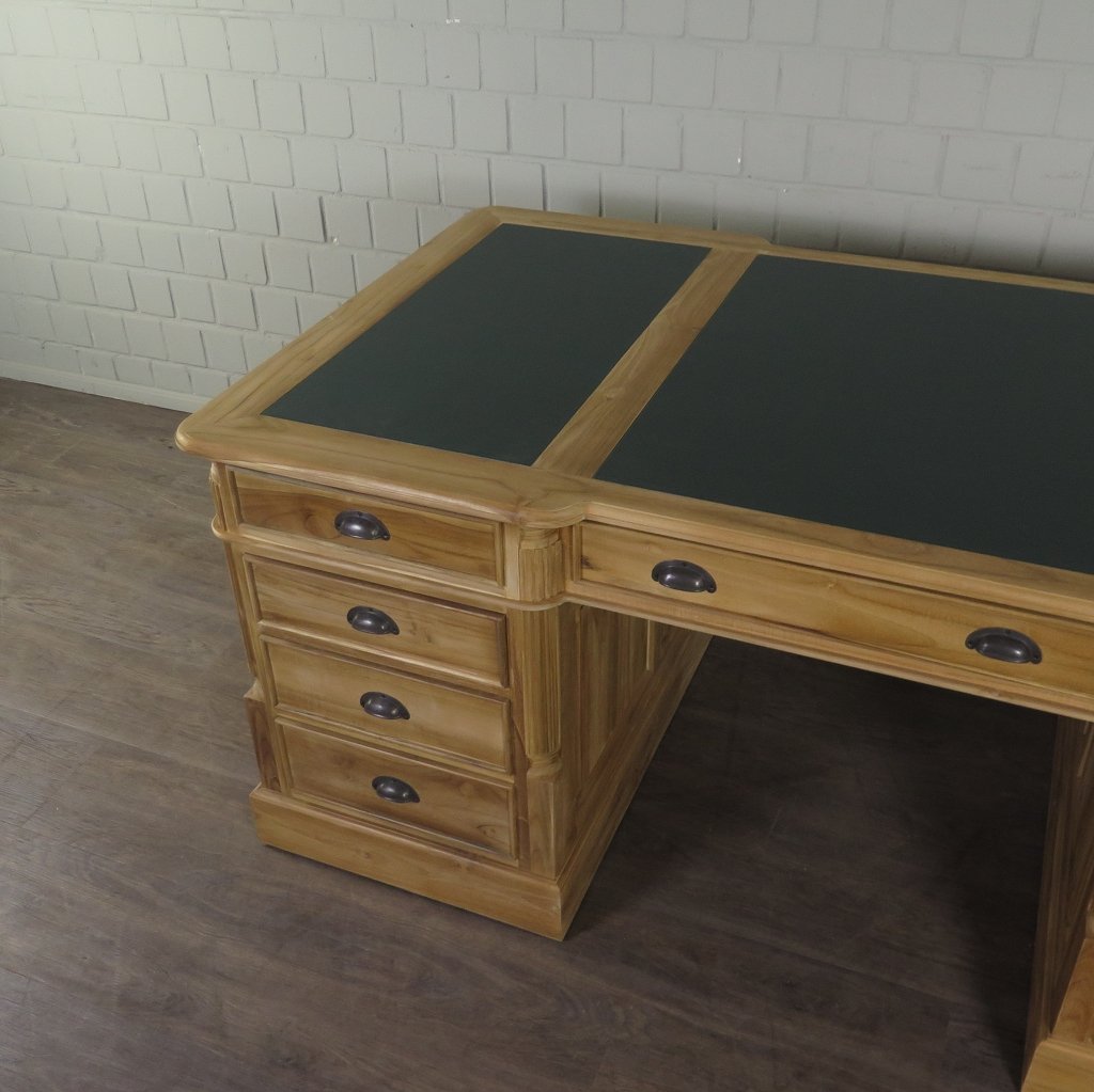 Schreibtisch Teakholz 1,80 m