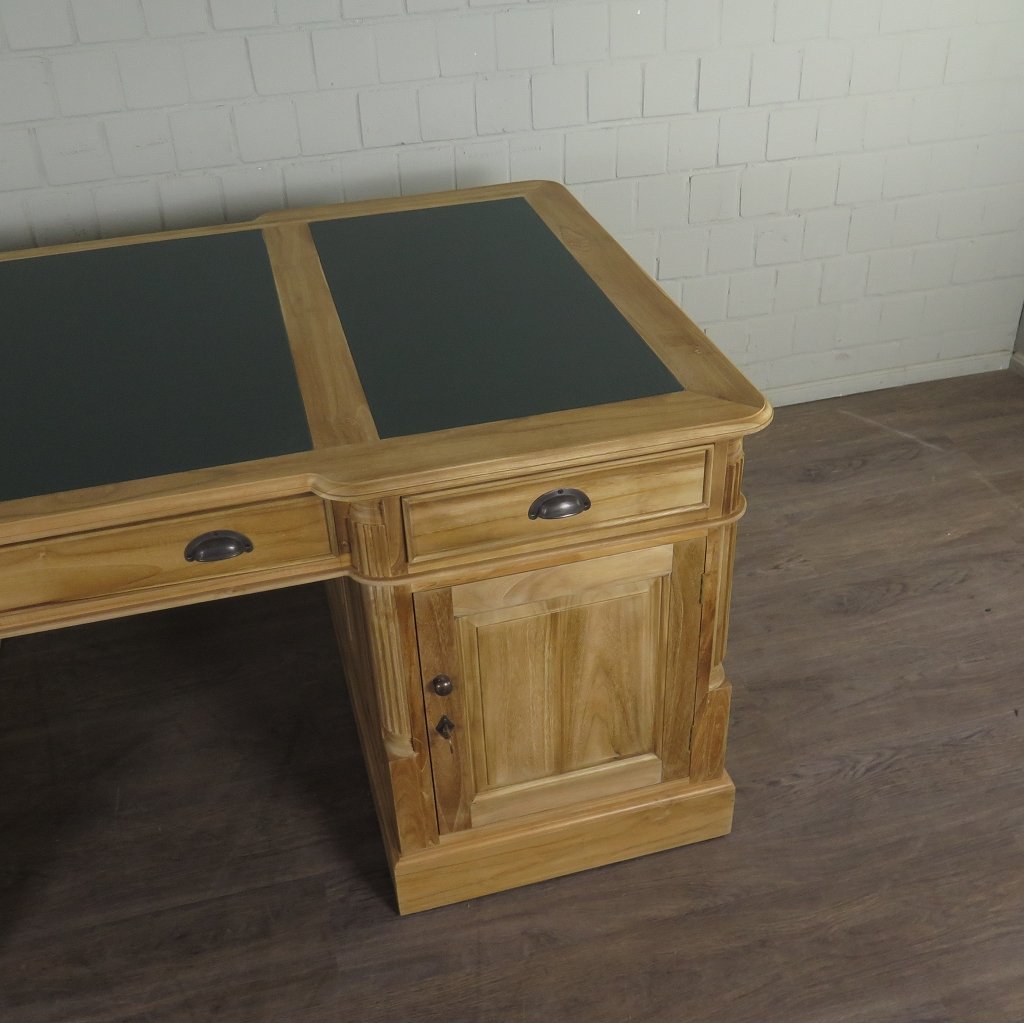 Schreibtisch Teakholz 1,80 m