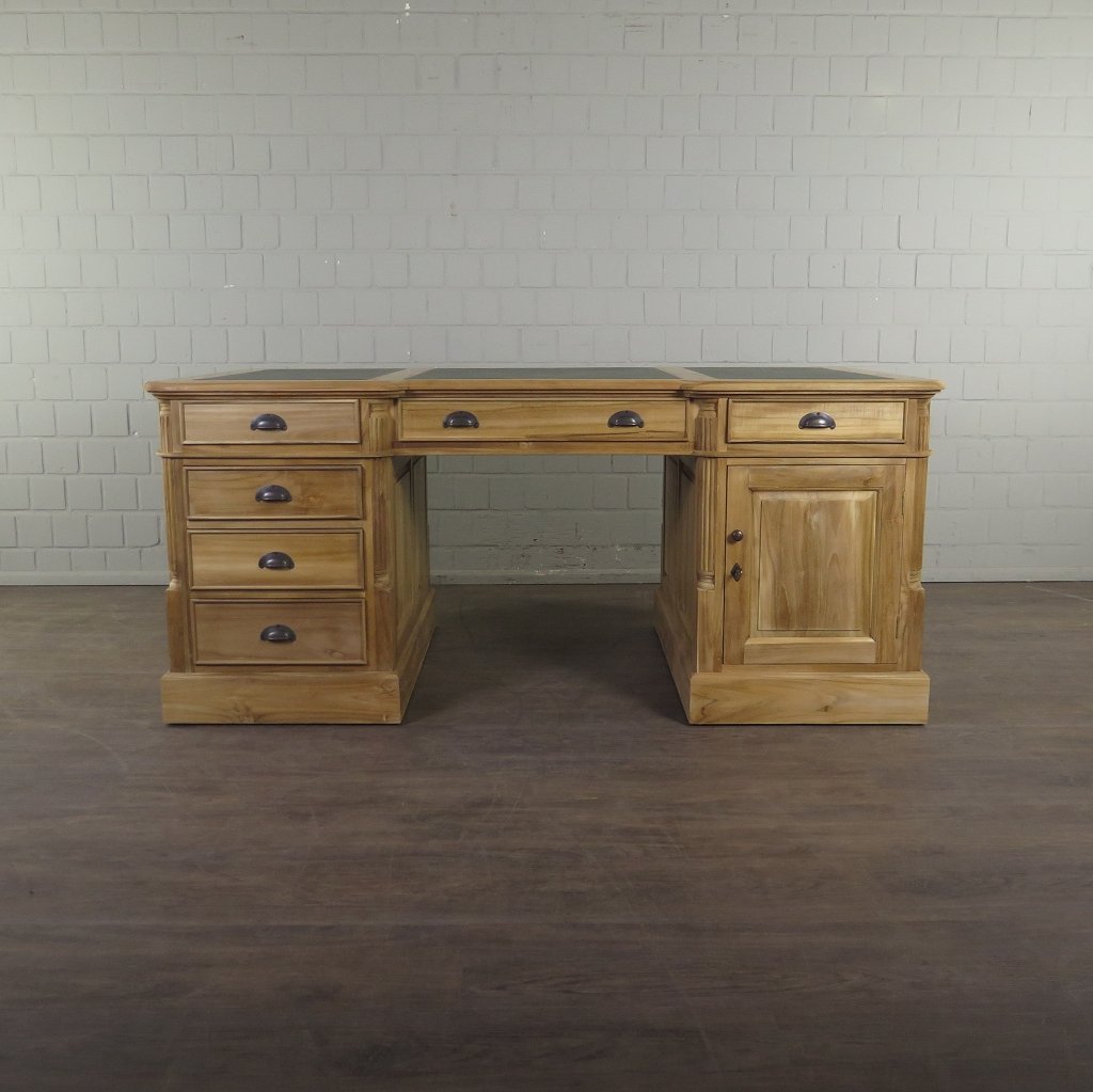 Schreibtisch Teakholz 1,80 m