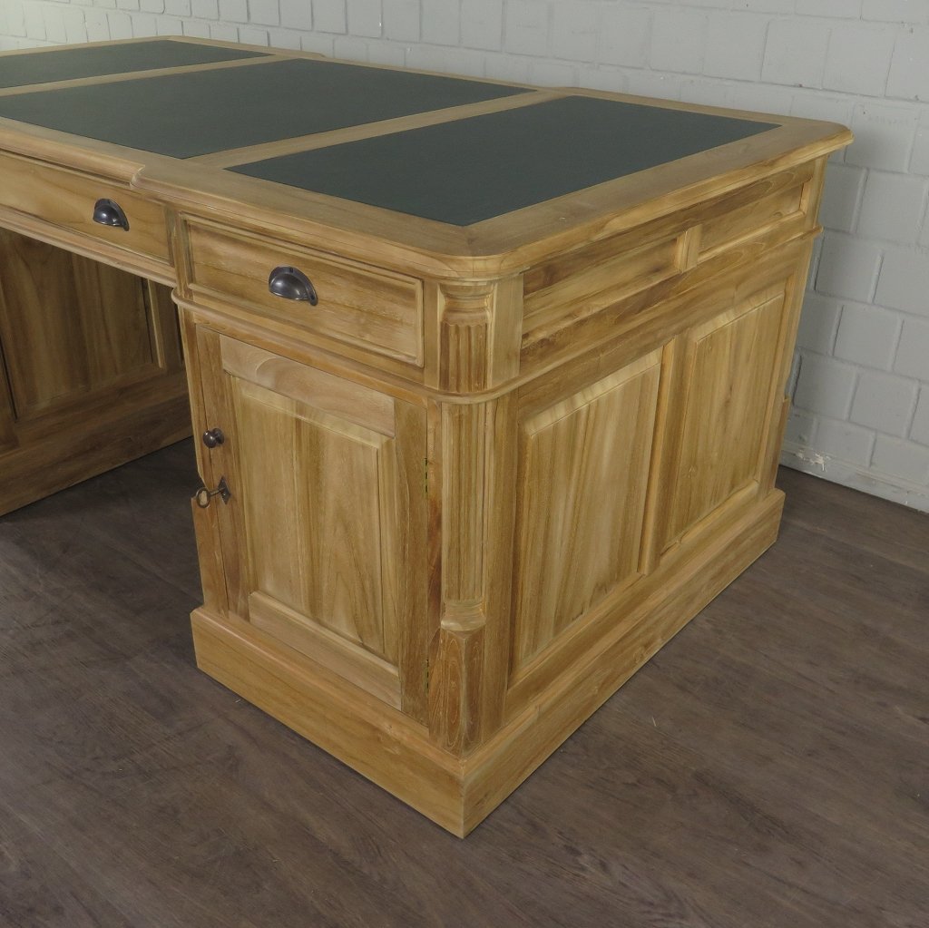Schreibtisch Teakholz 1,80 m