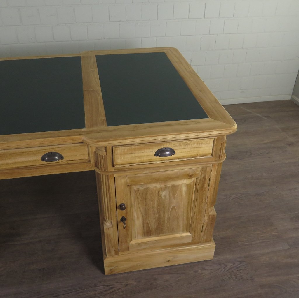 Schreibtisch Teakholz 1,80 m