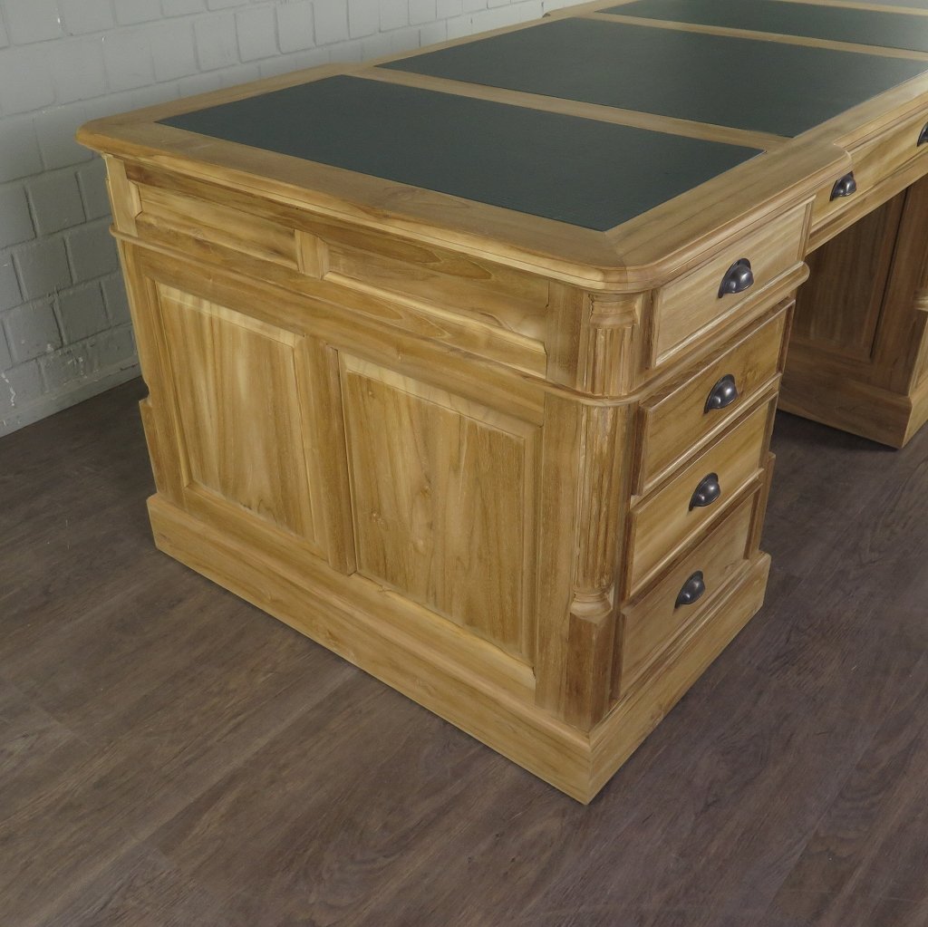 Schreibtisch Teakholz 1,80 m