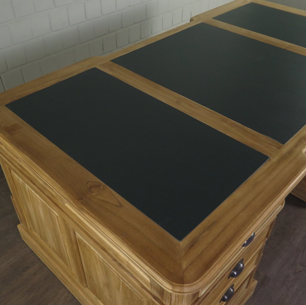 Schreibtisch Teakholz 1,80 m