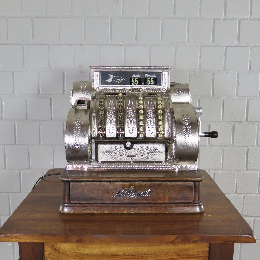 Ladenkasse National elektrisch Jugendstil 1912