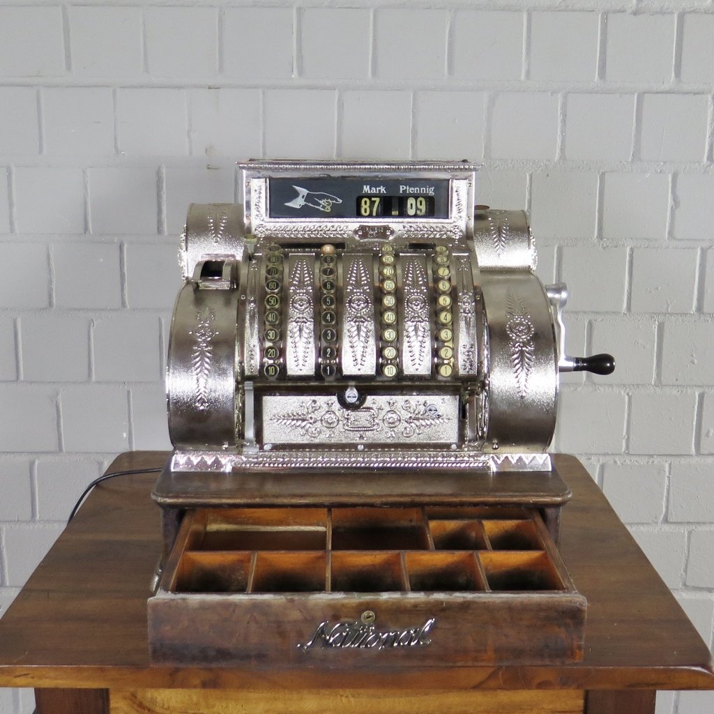 Ladenkasse National elektrisch Jugendstil 1912