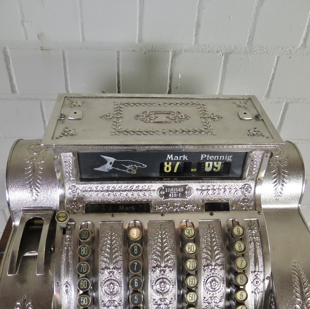 Ladenkasse National elektrisch Jugendstil 1912