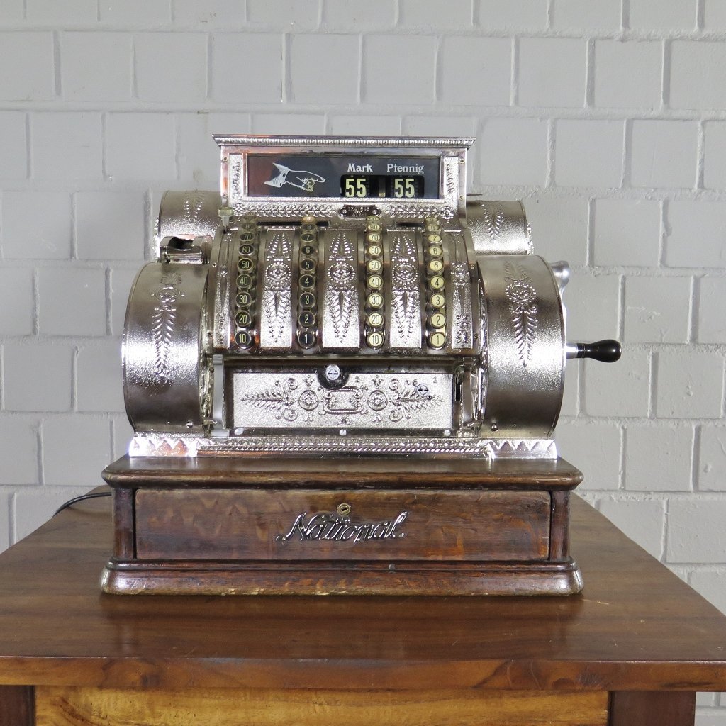 Ladenkasse National elektrisch Jugendstil 1912