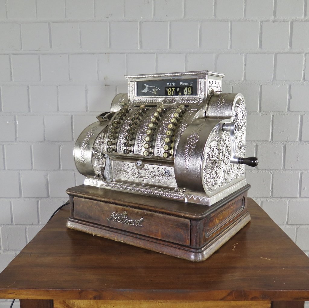 Ladenkasse National elektrisch Jugendstil 1912